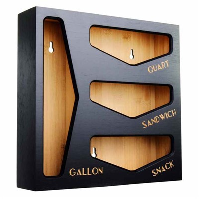 Organizzatur tal-Ħżin tal-Bambu Ziplock Bag